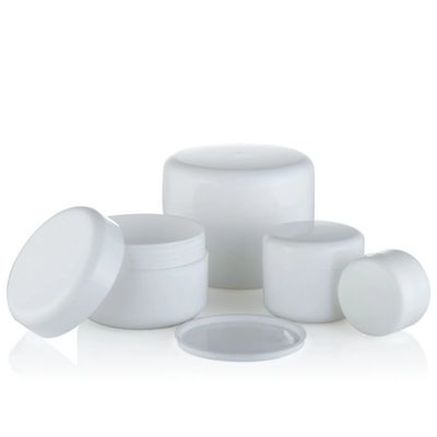 Weißkörper 250 ml PP-Gläser für Creme-Kapazität Industrie-Kosmetik Kunststoffkappenmaterial
