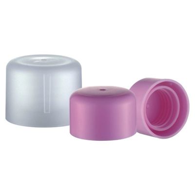 18mm 22mm farbenfrohe glatte Schraube Plastikkappe für Flasche Nichtverschütterung und OEM / ODM akzeptabel