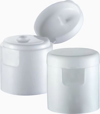 Bestellung Flip Top Cap Recycelbar Direkt 28mm Weiß zylindrische Plastik Flip Cap