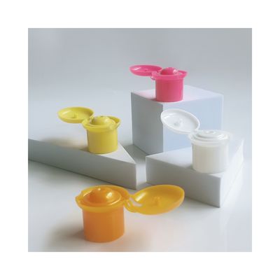 Nicht verschüttete Flip-Top-Kappe für Flasche 24mm 28mm Runde zylindrische und glatte Kunststoff