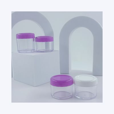 Grundmaterial Plastikkremgläser für kosmetische Farbgebung 5ml 10ml 15ml 20ml