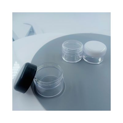 7 ml 10 ml PS Halsband klar Plastikcreme Glas für industrielle kosmetische Verpackungen