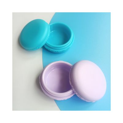 Gut geformte 10 ml farbenfrohe Makkaroncreme-Box Plastikcreme-Glas für Hautpflegecreme