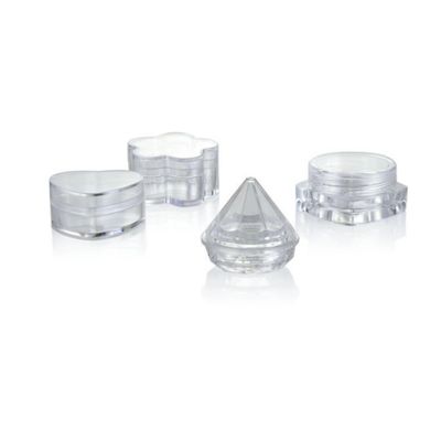 PS Material Runde Form 4 ml leerer Kosmetikbehälter für Eyeshadow und Augencreme