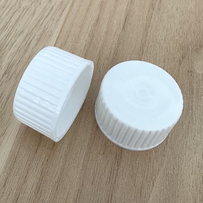 28/400 28/410 28/415 Weiße Flaschenkappe Nichtverschütterung Kunststoff-Schraubkappe Bestellung angenommen