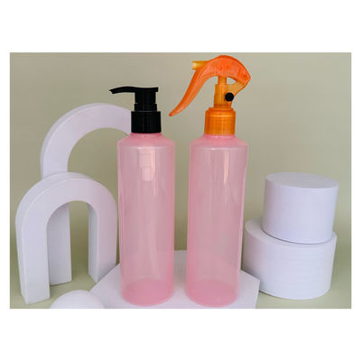 Persönliche Pflege Industrielle beliebte rosa PET Flasche Plastik Shampoo Flasche für Haarcreme