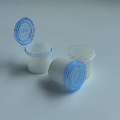 Zylindrische 12 ml PP Plastikgefäße mit Aluminiumdeckel für individuelle PP-Pillenverpackungen