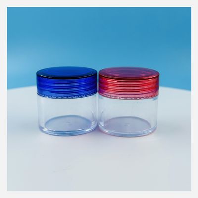 20g 30g 50g Transparentes Plastikgefäß Leeres Nachfüllbares Kosmetikcreme-Glas für Industriezwecke
