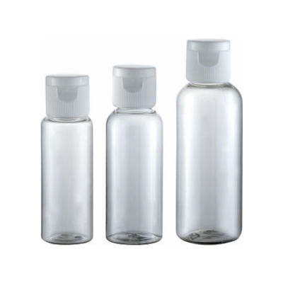 PET-transparente Plastikflaschen mit kindersicheren Flip-Top-Kappe 25 ml/30 ml/50 ml