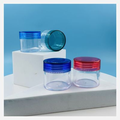 20 ml Kosmetikbehälter Leergefäß PS Klarplastikgefäß mit Deckel