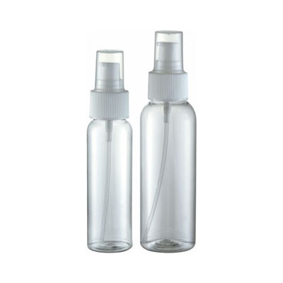 60 ml 120 ml runde Sprühpumpenflasche 2 oz transparente Kunststoff-PET-Sprühpumpenflasche