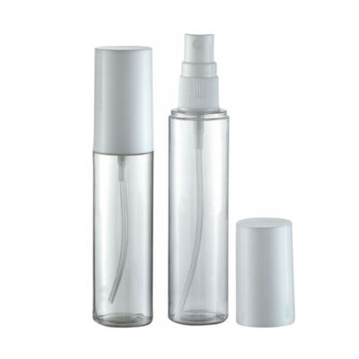 PET Körper PP Kappe 50 ml 60 ml Plastik Alkohol Spray Flasche 2 oz mit weißer Kappe