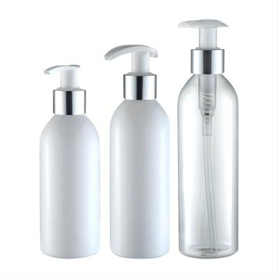 180 ml/200 ml/250 ml Kapazität Runder Schulterzylinder PET Plastikflaschen mit Lotionpumpen