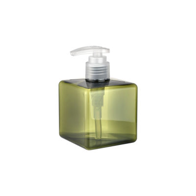 Benutzerdefinierte Farbe 250 ml PETG Flasche Grüne Pumpe Flasche für Shampoo und Lotion