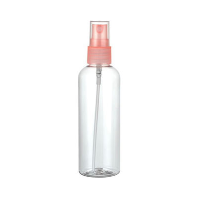 100 ml Kapazität transparente Sprühflasche für kosmetische Portable PET Plastikflasche